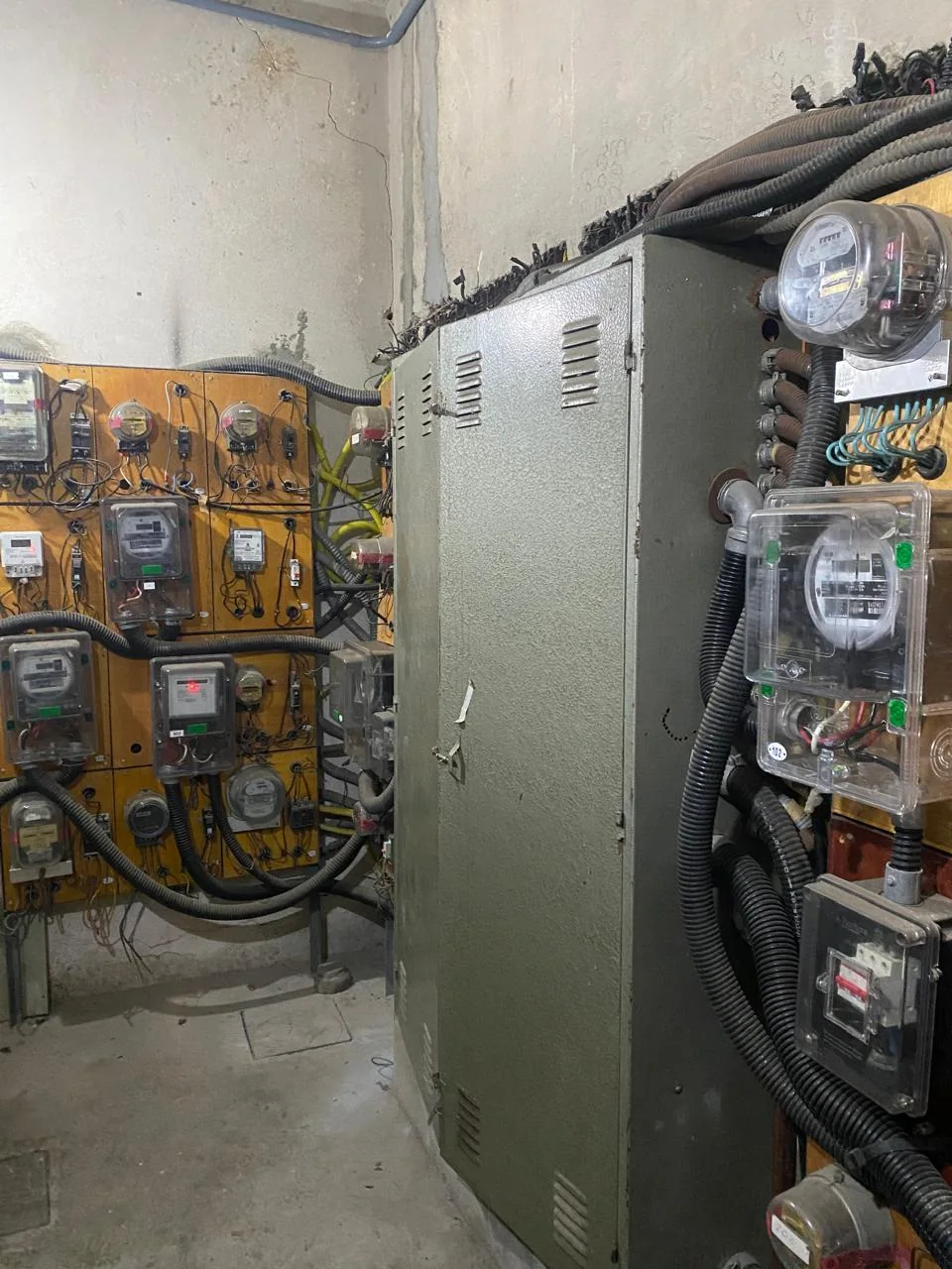 Instalação elétrica antiga